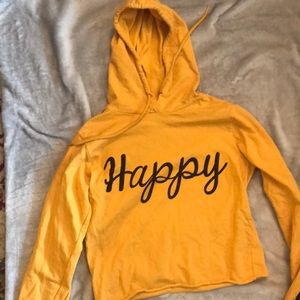 Hooded Yellow Graphic Shirt